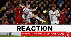 John Lundstram | Liverpool v Sheffield United | Reaction interview