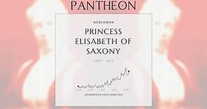 Princess Elisabeth of Saxony Biography - Duchess of Genoa