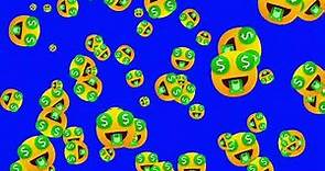 Money Mouth Face Emoji Animation 🤑 | Green Screen | HD | ROYALTY FREE