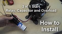 How to Install a Universal Relay (3 n 1 Starter) on your Compressor