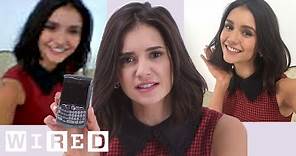 Nina Dobrev Takes Selfies With Phones From 2003 to 2014 | WIRED