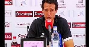 Rueda prensa Unai Emery. 31/07/13. Sevilla FC