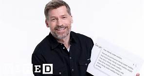 Nikolaj Coster-Waldau Answers the Web's Most Searched Questions | WIRED