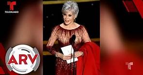 Oscars 2020: Jane Fonda luce al natural a sus 82 años y envía mensaje ambiental | Telemundo