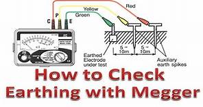 How to check Earthing with Megger 2020 | Grounding Testing Megger
