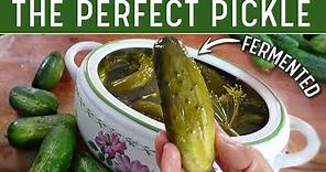 FERMENTED PICKLES - The Best Old Fashioned Dill Pickle Recipe! (No Rambling)