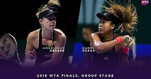 Angelique Kerber vs. Naomi Osaka | 2018 WTA Finals Singapore Round Robin | WTA Highlights