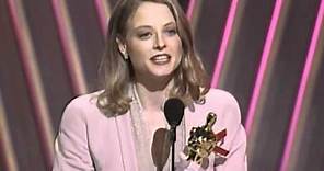Jodie Foster Wins Best Actress | 64th Oscars (1992)
