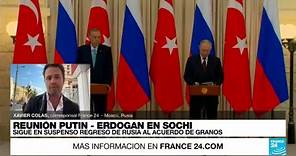 Informe desde Moscú: finalizó la reunión entre los presidentes de Rusia y Turquía