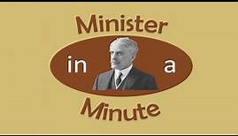 Minister in a Minute: Sir Robert Borden