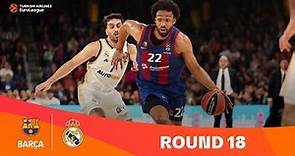 FC Barcelona-Real Madrid | Round 18 Highlights | 2023-24 Turkish Airlines EuroLeague