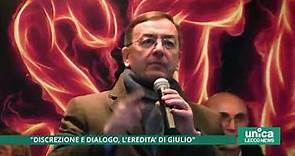 Roberto Formigoni ricorda Giulio Boscagli