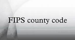 FIPS county code