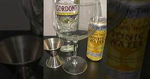 How to Make a Gin & Tonic (Gordon's & Fever Tree Tonic Water)