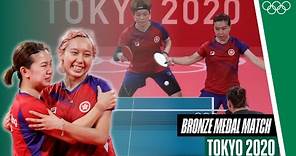 🇩🇪 vs. 🇭🇰 | Women's Team Table Tennis | Full Bronze Medal Match | Tokyo 2020