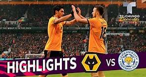 Wolverhampton vs. Leicester City: 4-3 Goals & Highlights | Premier League | Telemundo Deportes