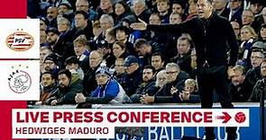 🎙️ LIVE 16:00 | Persconferentie Hedwiges Maduro voor PSV - Ajax