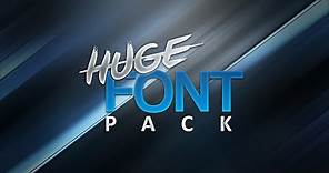 HUGE FREE Font Pack! (1000+ Fonts)
