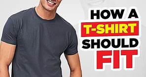 How A T-Shirt SHOULD Properly Fit In 5 Minutes!
