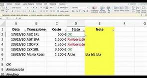 GUIDA EXCEL (19/21) - Come usare i filtri per colore in Excel