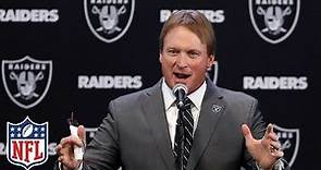 Jon Gruden Introduced as Raiders Head Coach, "I want to win" | NFL