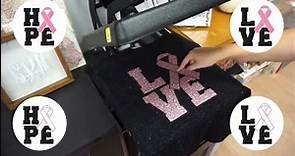 How to Create Breast Cancer Support Shirts - EASY