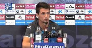 Presentación oficial de Erik Morán con el Real Zaragoza - 23/7/2015