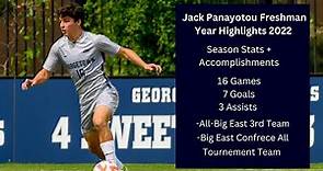 Jack Panayotou 2022 Fall Highlights | Georgetown #16