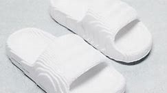 adidas Originals Adilette 22 sliders in white | ASOS