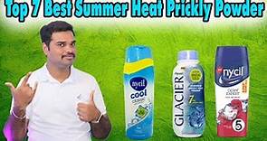 ✅Top 7 Best Prickly Heat Powders In India 2023 With Price|Summers Cooling Powder Review & Comparison