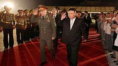 Kim Jong Un greets Russian Defense Minister Shoigu in rare visit to North Korea