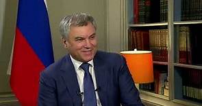 Conversation with H. E. Vyacheslav V. Volodin, Chairman of the State Duma of the Russian Federation