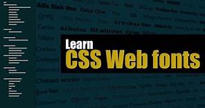 Understanding Web Fonts in HTML | Eduonix