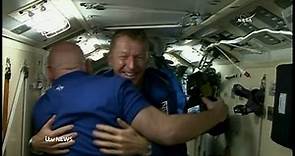 British astronaut Tim Peake's first moments on ISS