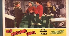 OLD OVERLAND TRAIL (1953) de William Witney con Rex Allen, Koko, Slim Pickens, Roy Barcroft por Refasi