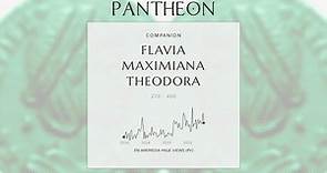 Flavia Maximiana Theodora Biography - Wife of Roman emperor Constantius I