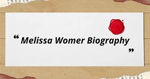 Melissa Womer : Net Worth, Husband, Life, Career & More