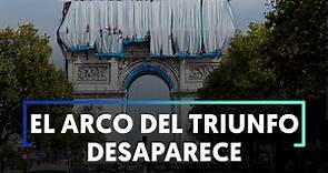 Christo empaqueta el Arco del Triunfo en París, su última obra efímera