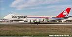 Cargolux Airlines International Boeing 747-8R7F [LX-VCB] Landing in Los Angeles