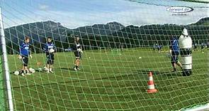 torwart.de-Training mit T. Schlieck - Zwei hohe Bälle nach Volley