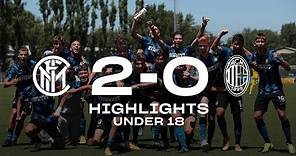 INTER 2-0 AC MILAN | UNDER 18 HIGHLIGHTS | Chivu's boys triumph as Inter remain at the summit👏🏻⚫🔵