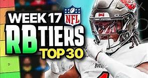 Week 17 Fantasy Football RB Rankings (Top 30)