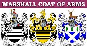 Marshall Coat of Arms & Family Crest - Symbols, Bearers, History