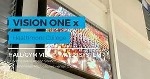 Heathmont College - School Hall Video Walls by Vision One