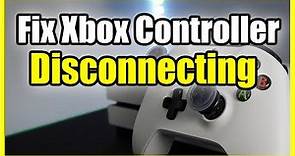 How to Fix Xbox One Controller Disconnecting (Best Tutorial)