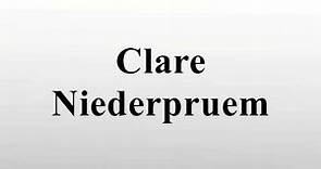 Clare Niederpruem