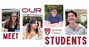 Meet our students at Hertford College