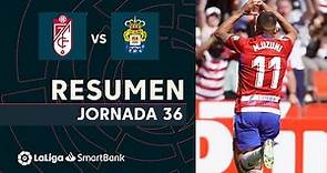Resumen de Granada CF vs UD Las Palmas (2-1)