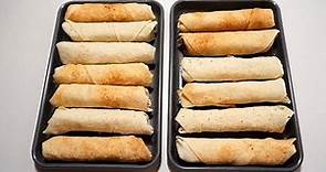 HOW TO MAKE SPRING ROLLS WITH LEBANESE BREAD ?