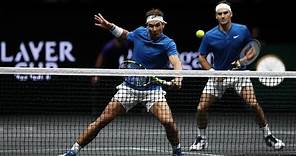 Roger Federer VS Rafael Nadal Men's Doubles Laver Cup Highlights HD納達爾 費德勒精彩合體雙打